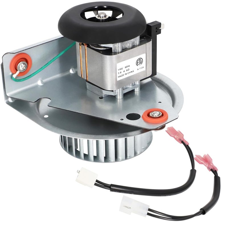 Criditpid HC21ZE117-B HC21ZE117 Furnace Draft Inducer Blower Motor Kit for JAKEL INC J238-150-1571 Draft Inducer Motor, Inducer Motor Kit Includes Blower Wheel and Mounting Bracket. - Image 1
